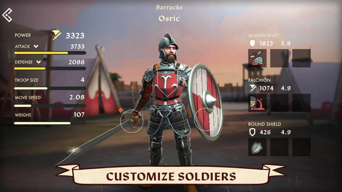 Customize soldiers